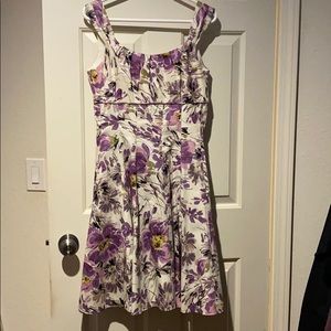 Gorgeous purple floral dress